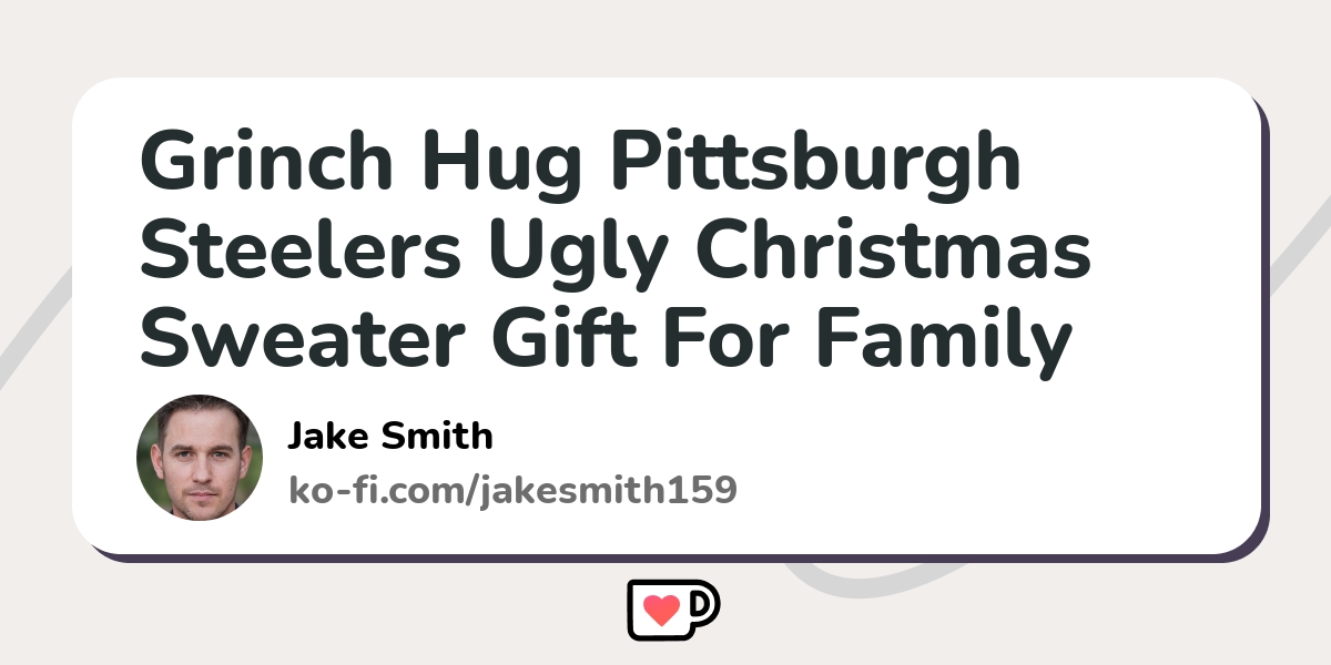 Grinch Pittsburgh Steelers Ugly Sweater