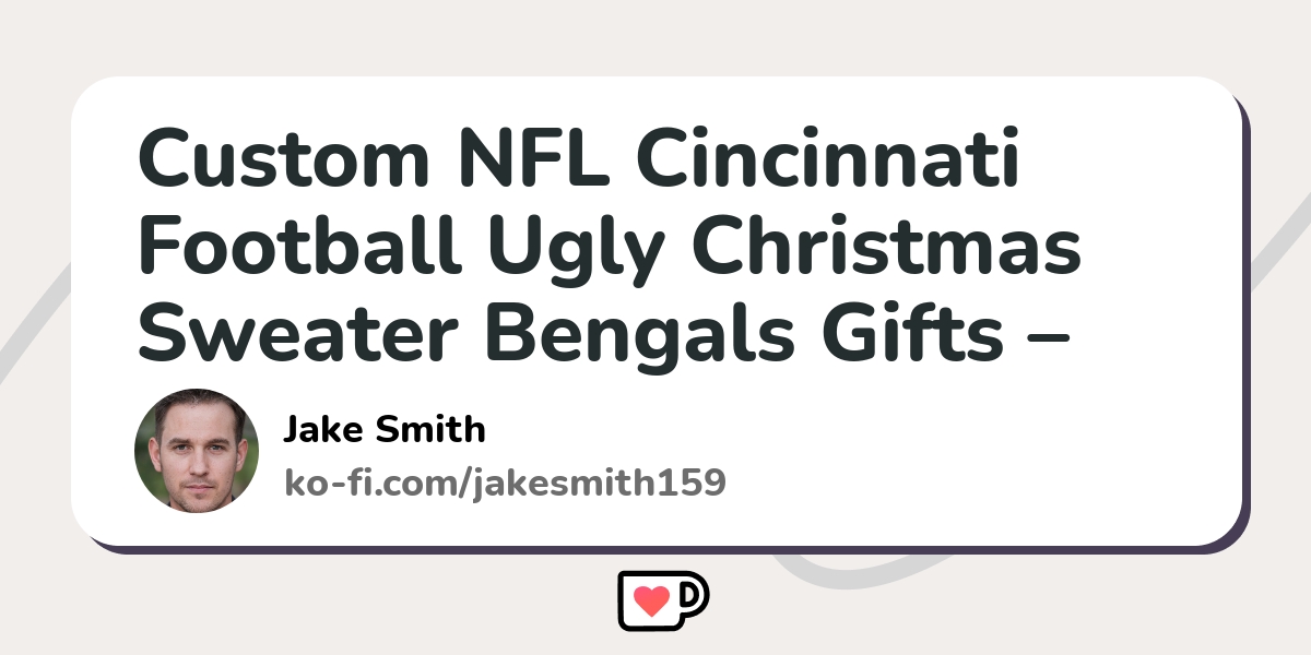 Personalized NFL Cincinnati Football Est 1967 Ugly Christmas