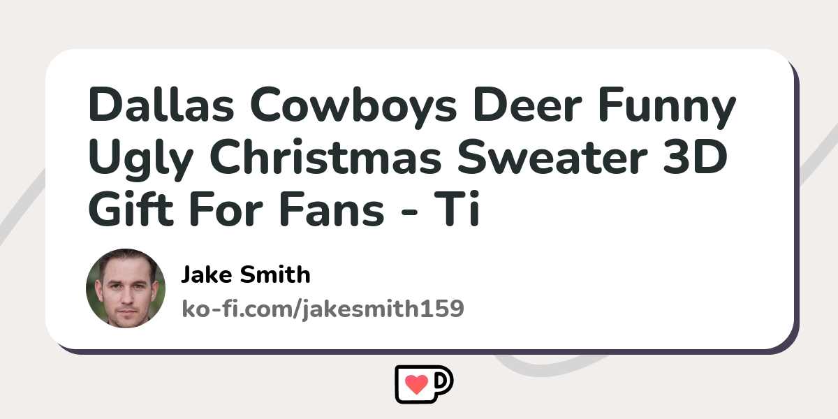 Dallas Cowboys Ugly Christmas Sweater Deer Pattern Gift For Fan