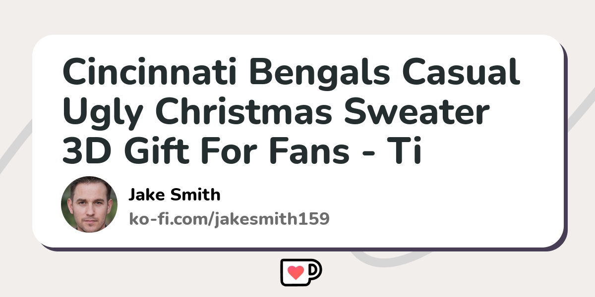 Cincinnati Bengals Casual Ugly Christmas Sweater 3D Gift For Fans - Limotees