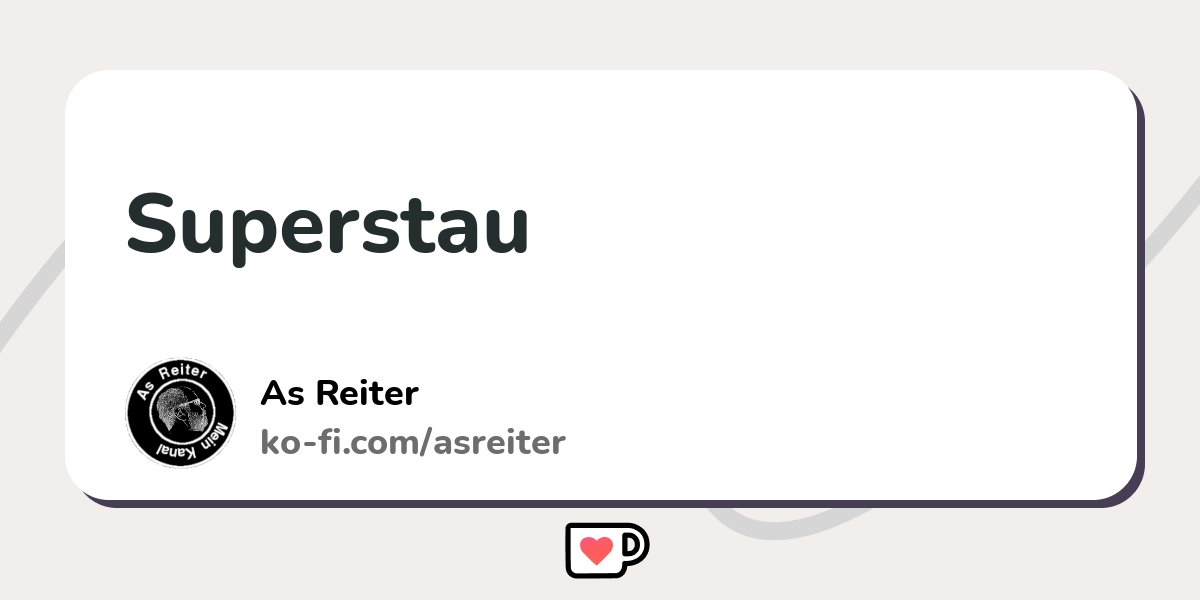 Superstau - Ko-fi ️ Where creators get support from fans through ...
