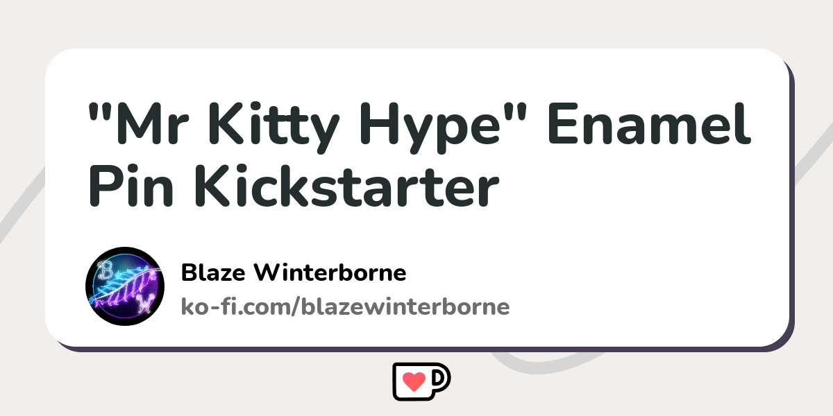 Mr Kitty Enamel Pins by Blaze Winterborne — Kickstarter
