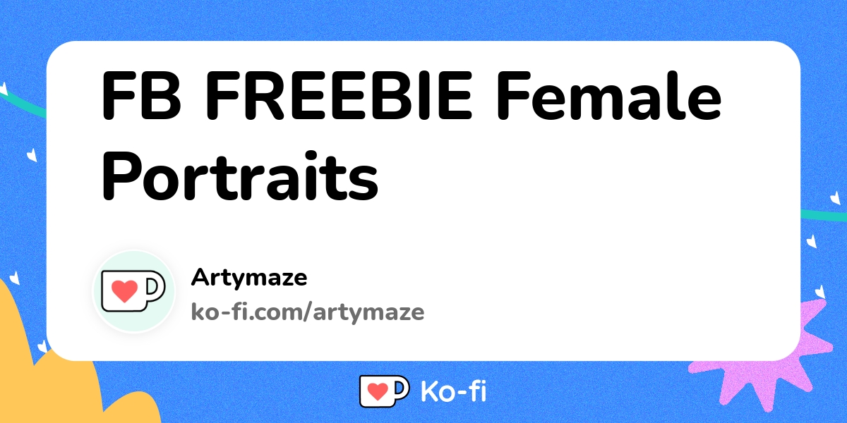 FB FREEBIE Female Portraits Ko fi Where Creators Get Support From fb-freebie-female-portraits-ko-fi-where-creators-get-support-from
