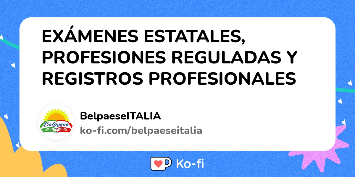 ExÁmenes Estatales Profesiones Reguladas Y Registros Profesionales Ko Fi ️ Where Creators Get 0571