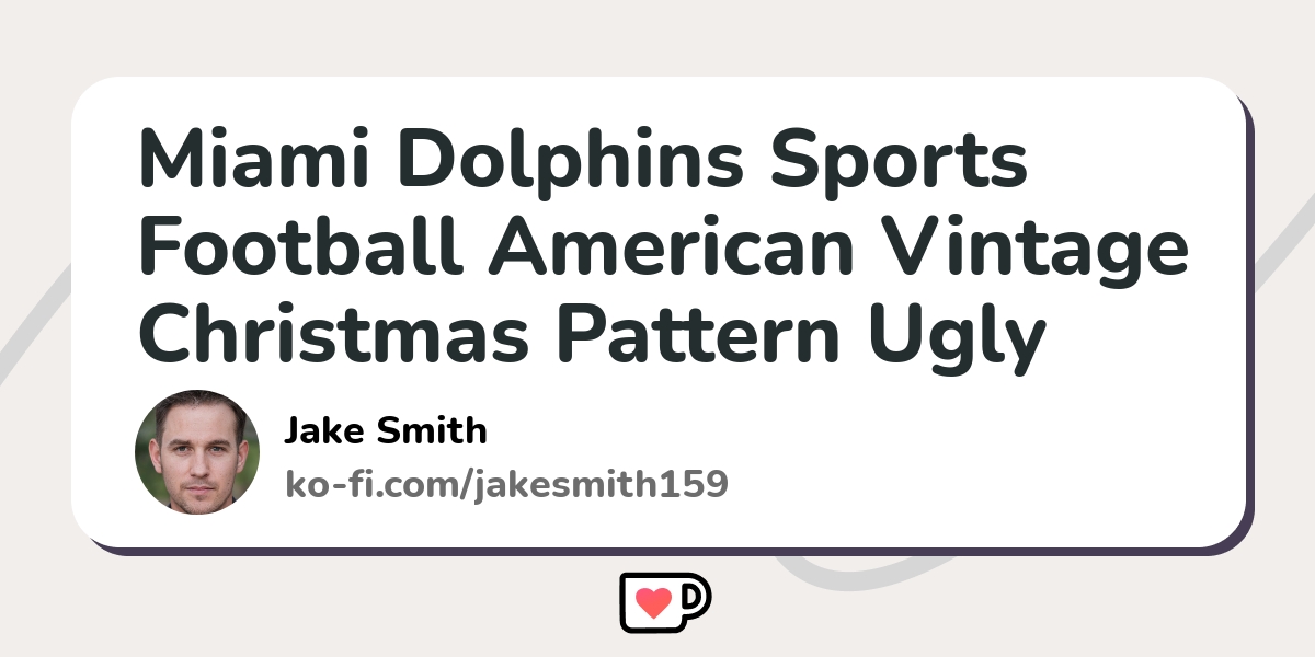 Miami Dolphins Sports Football American Vintage Christmas Pattern Ugly  Christmas Sweater - Teeclover