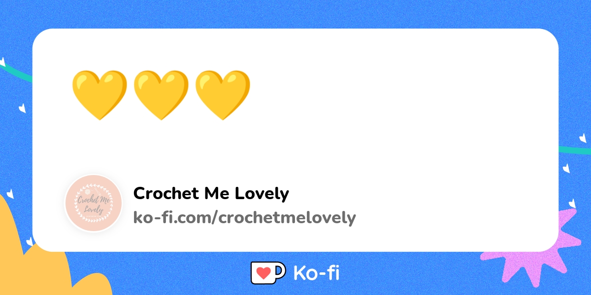 Stitch Crochet Pattern - cocoknittedcreations's Ko-fi Shop - Ko-fi ❤️ Where  creators get support from fans through donations, memberships, shop sales  and more! The original 'Buy Me a Coffee' Page.