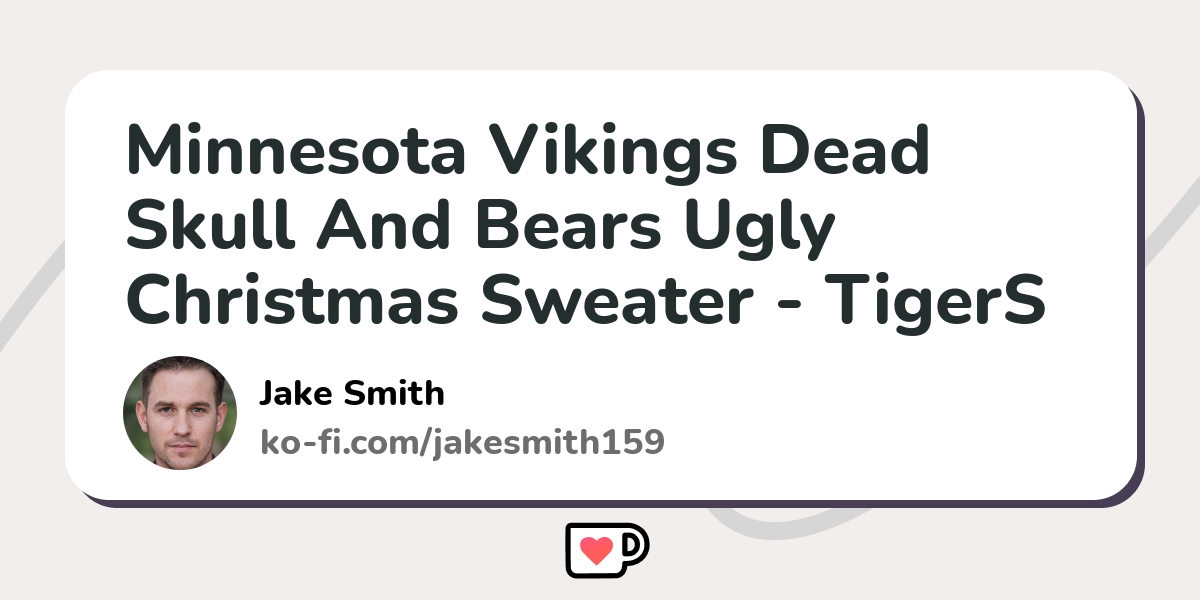 Minnesota Vikings Ugly Christmas Sweater Grateful Dead SKull And