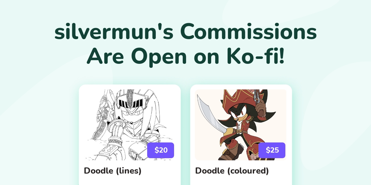 Support silvermun on Ko-fi! ❤️. /silvermun - Ko-fi ❤️ Where  creators get support from fans through donations, memberships, shop sales  and more! The original 'Buy Me a Coffee' Page.