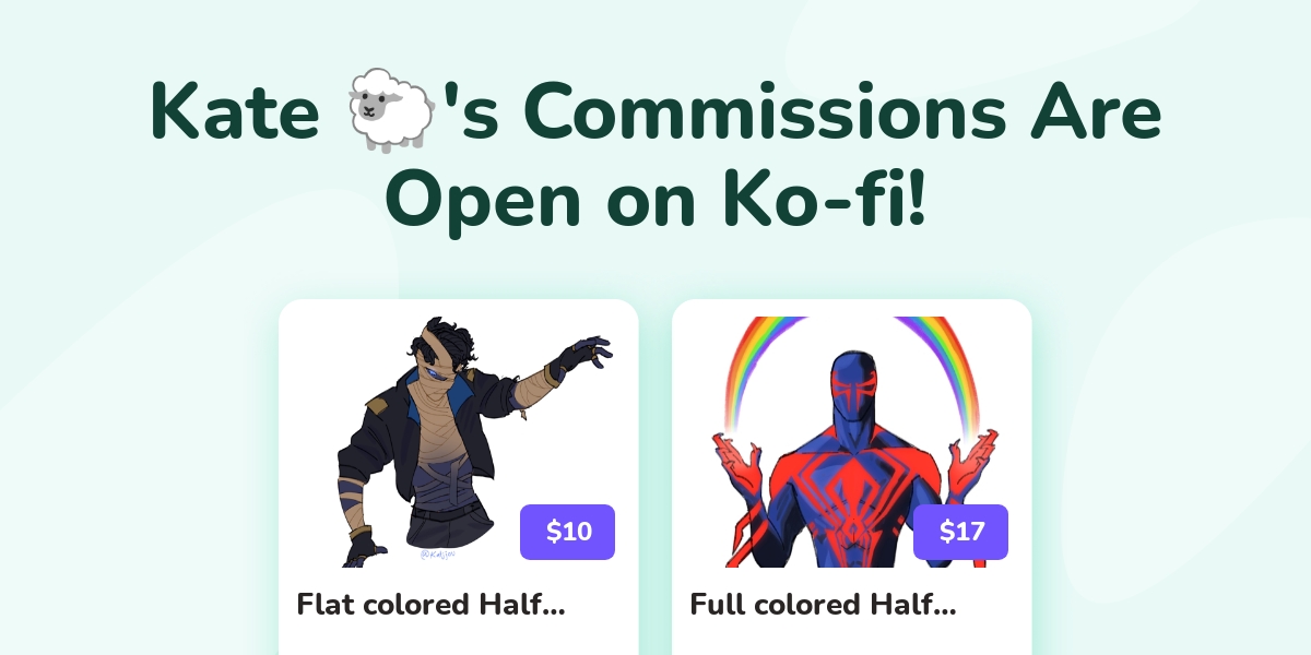 Kate S Ko Fi Commissions Ko Fi ️ Where Creators Get Support From Fans Through Donations