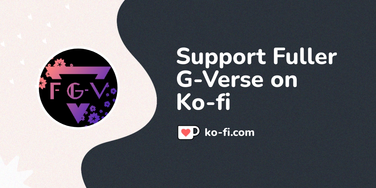 Support me by donating on Ko-Fi