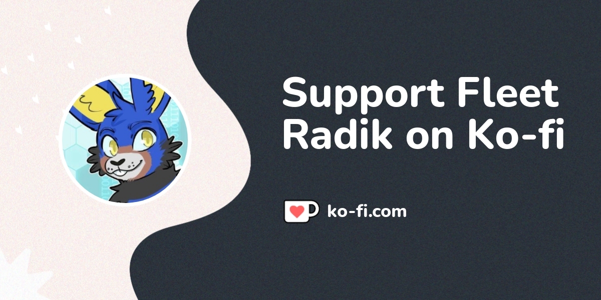 Support fleet radik on ko fi ko fi fleet radical ko fi 