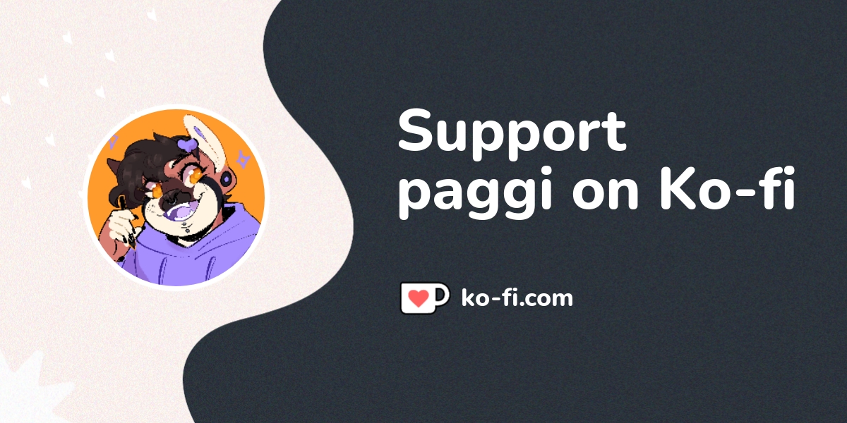 Support Paggi on Ko-fi! ️. ko-fi.com/paggiart - Ko-fi ️ Where creators ...