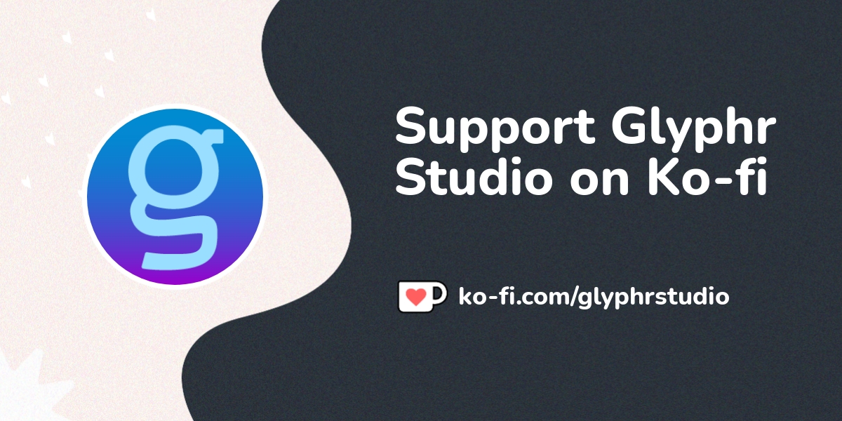 Support Glyphr Studio On Ko-fi! ️. Ko-fi.com/glyphrstudio - Ko-fi ️ ...