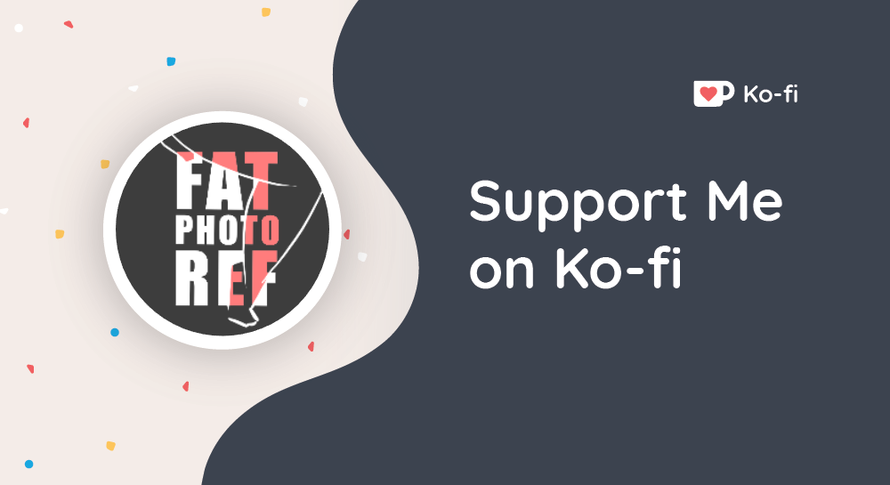 Support Fat Photo Reference on Ko-fi! ❤️. /fatphotoref - Ko-fi ❤️  Where creators get support from fans through donations, memberships, shop  sales and more! The original 'Buy Me a Coffee' Page.