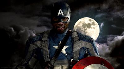 Luke Garroway as Captain America (manip)