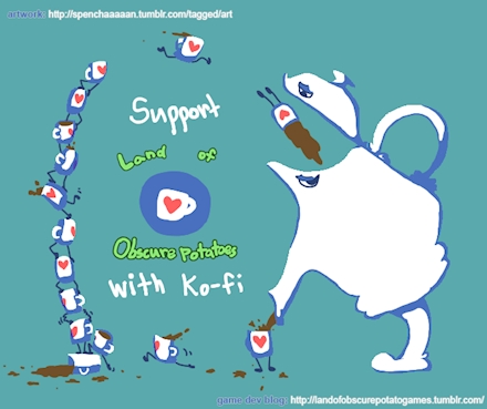 Support Land of Obscure Potatoes with Ko-Fi