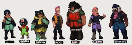 TCOD characters