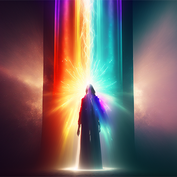 Bifrost Bridge to Asgard - AI Generated Artwork - NightCafe Creator