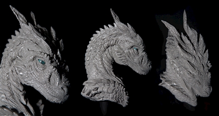 Steinir Dragon Sculpture