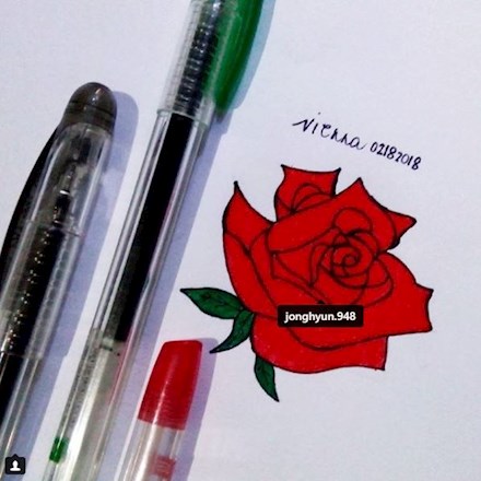 rose for jjong