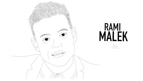 Rami Malek Mr Robot | Art inspiration, Art painting, Art inspiration drawing