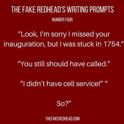 TFR's Writing Prompts Number Four