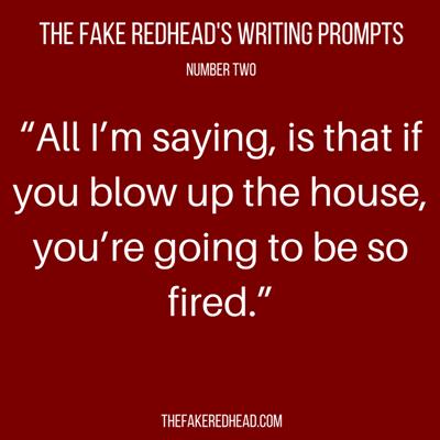 TFR's Writing Prompts Number Two