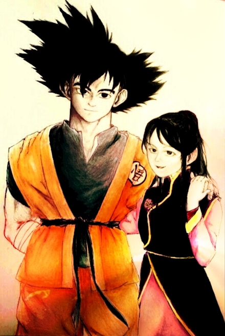 Goku and ChiChi 