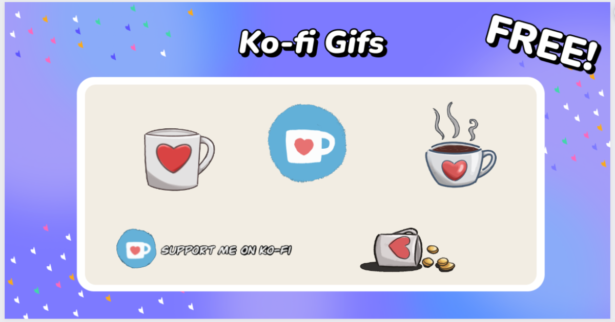Ko-fi Mug Gifs by Sammy Doo - Ko-fi's Ko-fi Shop - Ko-fi ❤️ Where creators  get support from fans through donations, memberships, shop sales and more!  The original 'Buy Me a Coffee