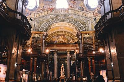 Prunksaal der Österreichischen Nationalbibliothek - Wien, Austria
