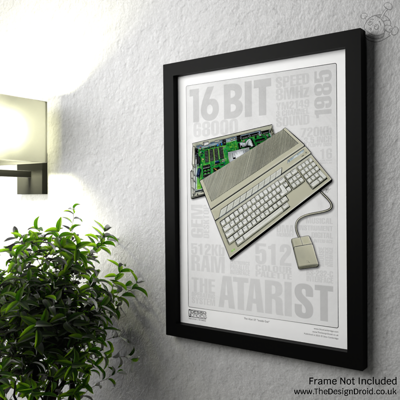 Atari ST Illustration Poster Print - StooCambridge's Ko-fi Shop - Ko-fi ...