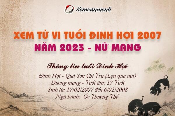 "Tử Vi 2007 Nữ Mạng Năm 2023": Hành Trình Tìm Kiếm Hạnh Phúc và Thành Công