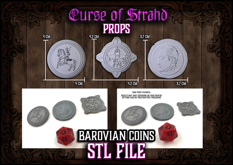 Curse of Strahd 3D Printable Props (STL FILES) - Printotheque's Ko-fi ...