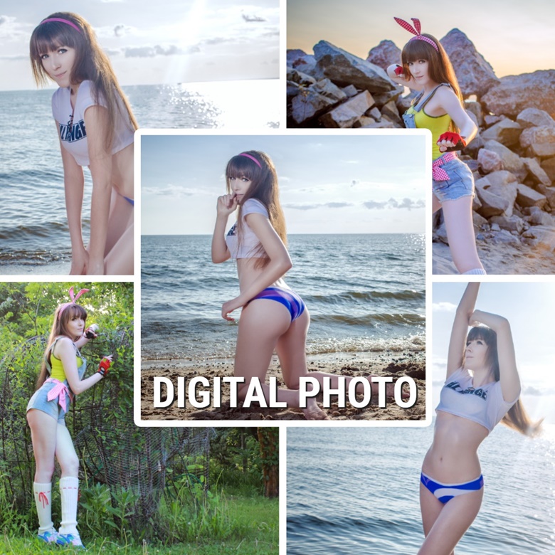 DIGITAL cosplay photo Hitomi Dead or Alive 5 15 high quality digital photos Kseniya Kanda Cosplay s Ko fi Shop