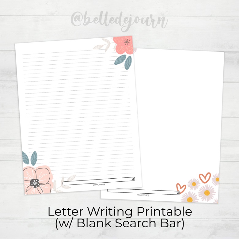 Free Printable Letter Writing Template - Printable Templates Free
