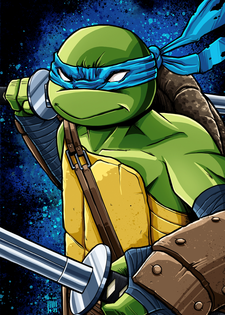 A4 TMNT Leonardo Print - Jim's Ko-fi Shop - Ko-fi ️ Where creators get ...