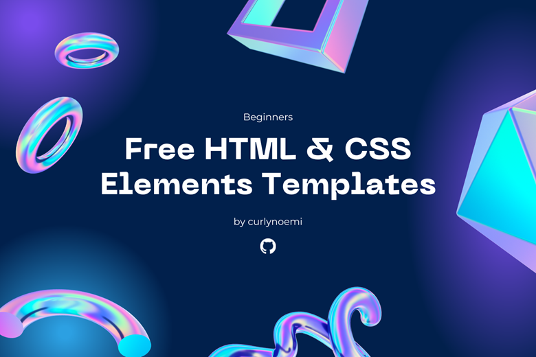 HTML & CSS Elements Templates for Beginners - Ko-fi ️ Where creators ...
