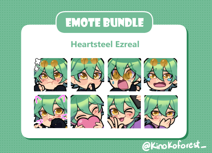 [P2U] Heartsteel Ezreal Emote Bundle - Ana's Ko-fi Shop - Ko-fi ️ Where ...