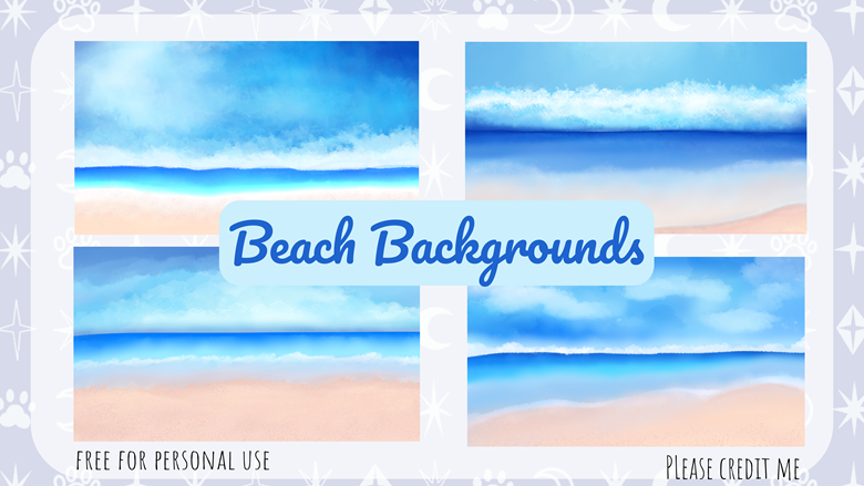 Summertime: Beach Backgrounds - Nocturne_VT's Ko-fi Shop - Ko-fi ️ ...