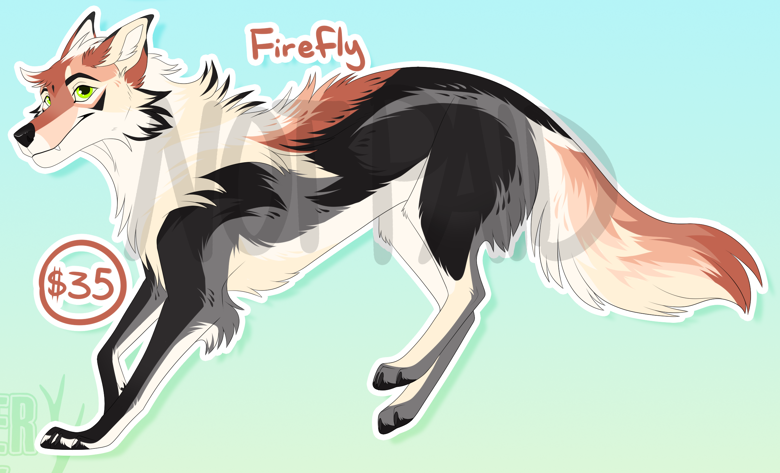 Wolf Adopt - Firefly - PaperElk's Ko-fi Shop - Ko-fi ️ Where creators ...