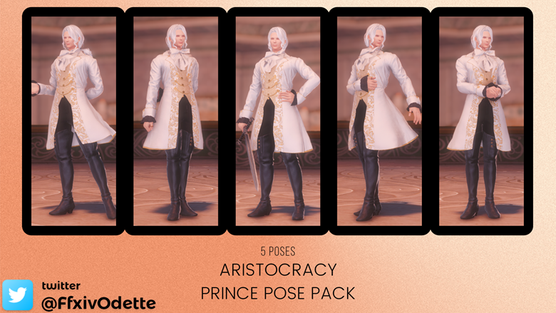 Aristocracy: Male Poses (10) - FfxivOdette's Ko-fi Shop - Ko-fi ️ Where ...