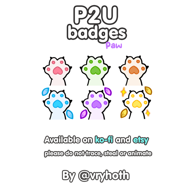 Cat Sub Badges, Twitch Sub Badges