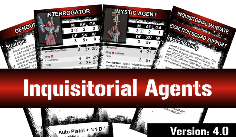 Inquisitorial Agent Kill Team Guide