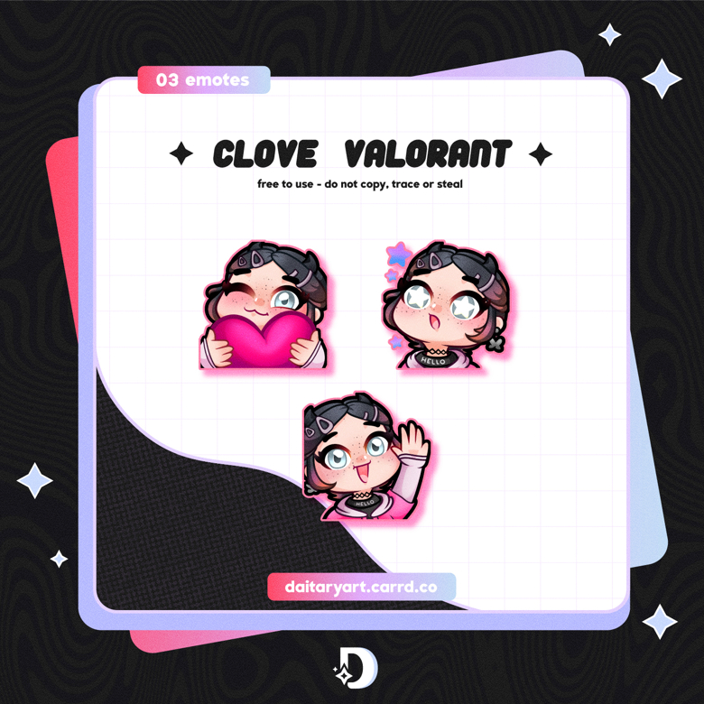 -曆 Clove Valorant - emotes - Daitary's Ko-fi Shop - Ko-fi ️ Where ...