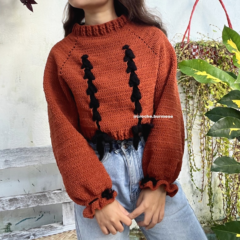 uki sweater // crochet pattern - red bean dream's Ko-fi Shop - Ko-fi ️ ...