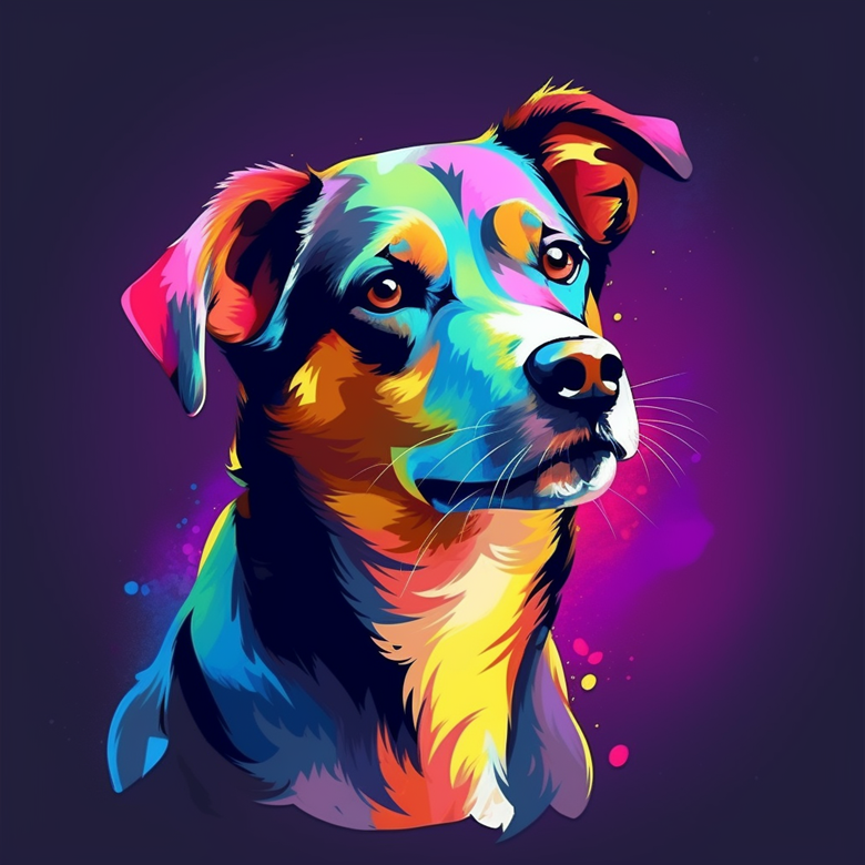 colorful-dog-digital-art-instant-download-visualityofai-s-ko-fi