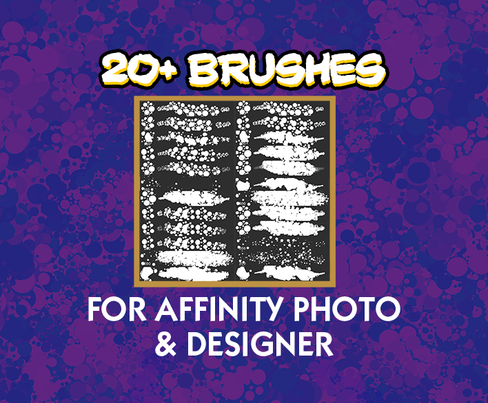 Comic Brushes for Affinity Designer & Photos