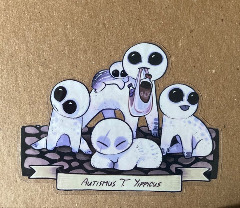 Autism Creature Stickers for Sale