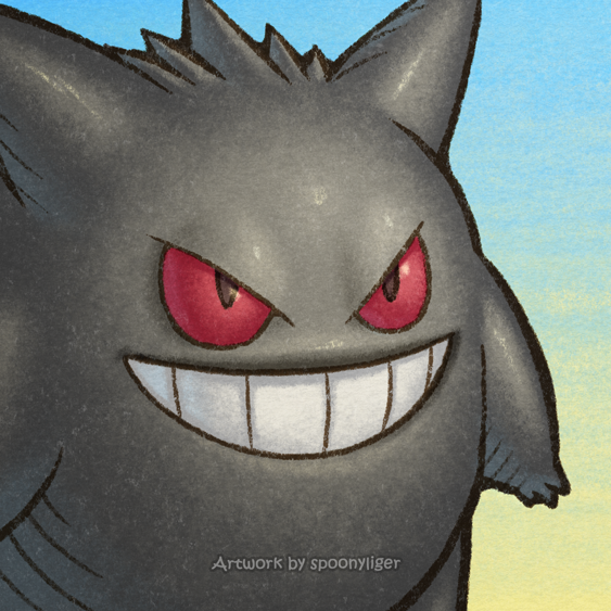 0094 Shiny Gengar PMD:RTDX Neutral PFP Recreation