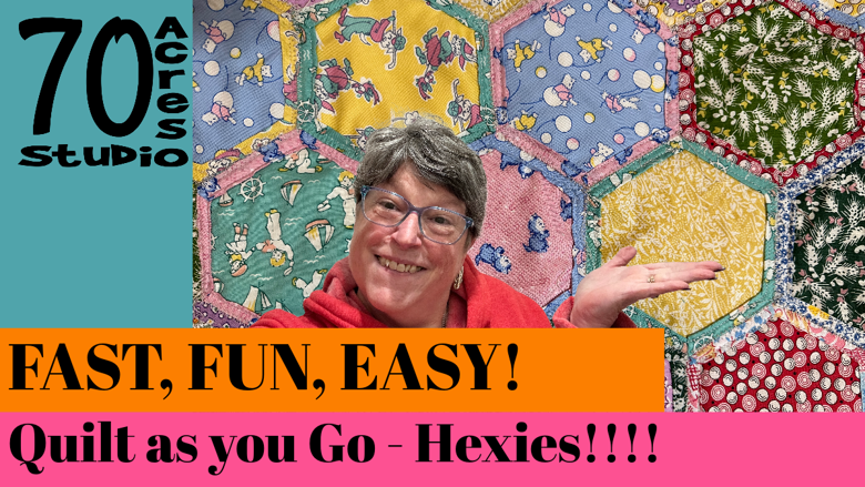 Quilt as you Go Hexies